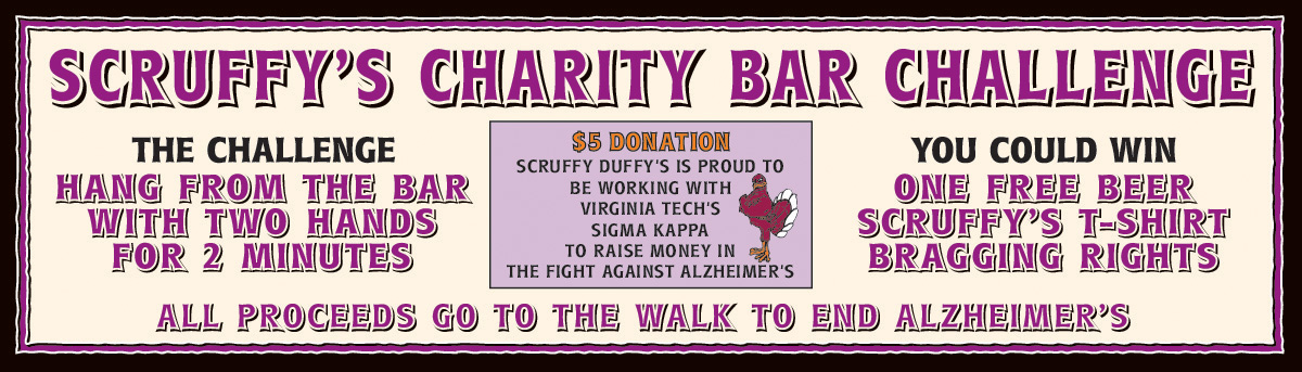 scruffy's charity bar challenge